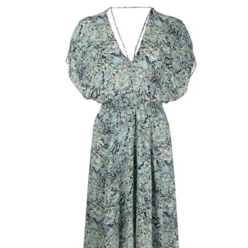 Maje Rachelli Floral maxi dress  size 34 - Picture 5 of 12